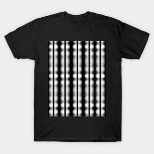Black and White Arrows Pattern T-Shirt